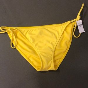 Yellow bikini bottom